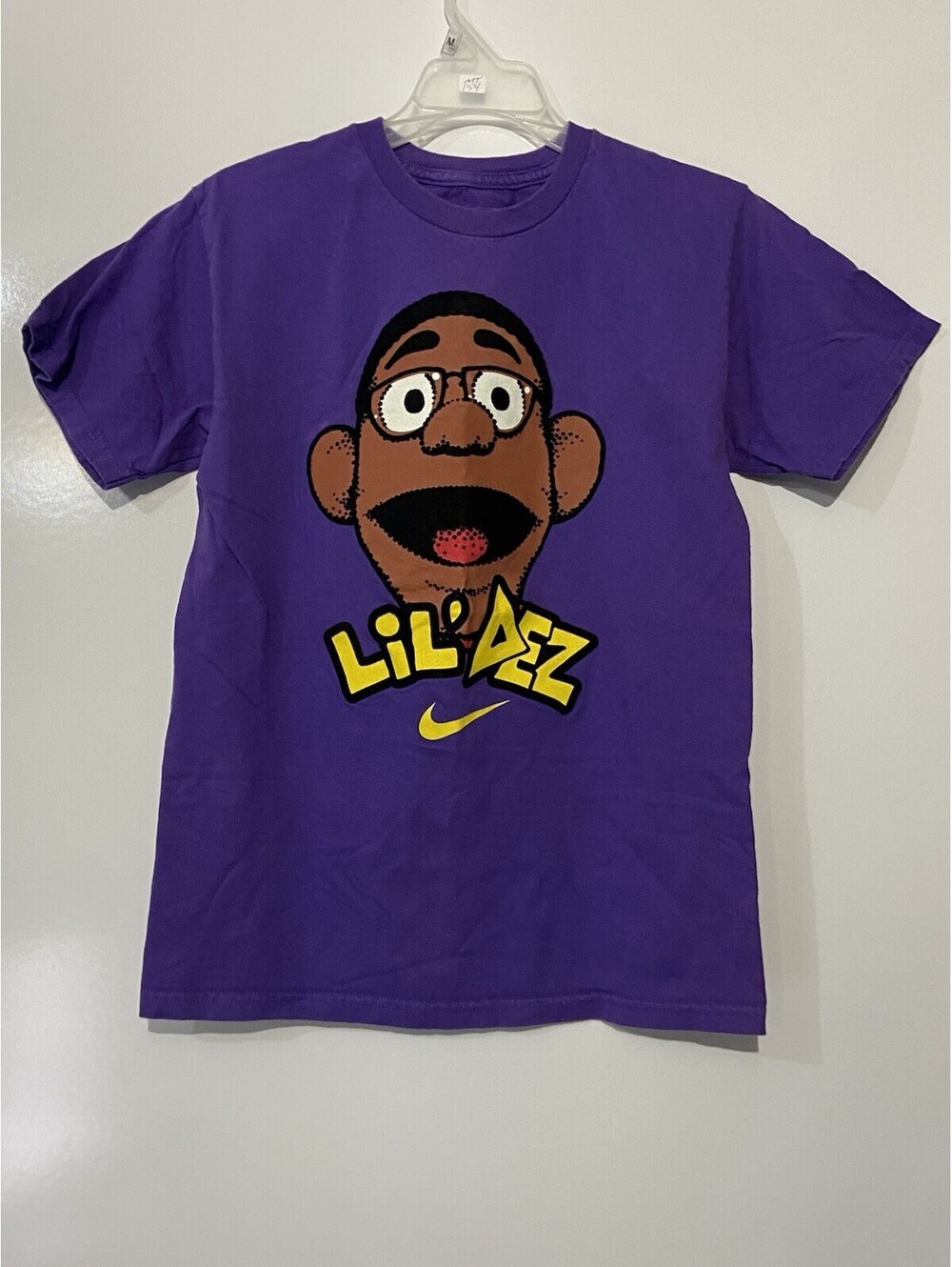 Mens NIKE Vintage Purple Kobe Bryant Lil Dez Shirt Sz S